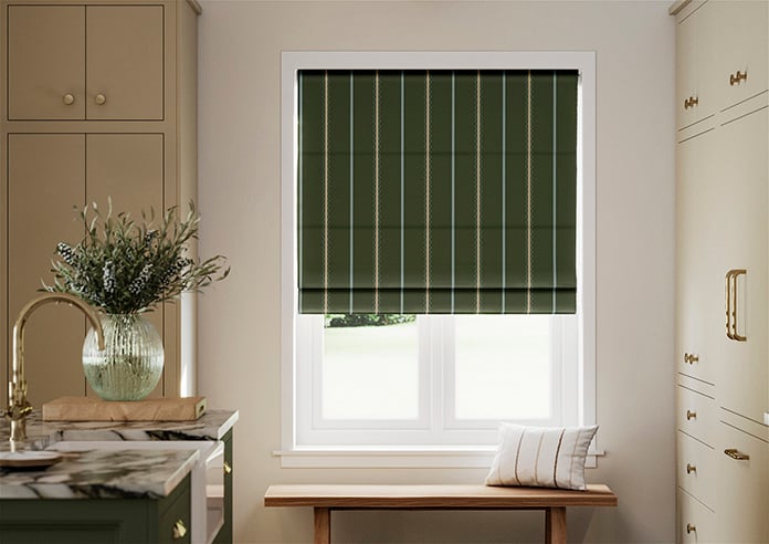 The British Stripe Co. Alfred, Chilterns No.1 - Twist&Fit Roman Blind - Image 3